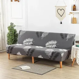 Coperture per sedie Cover del divano letto pieghevole Cover solido futon senza coppa in poliestere di divano verde acqua per soggiorno l forma