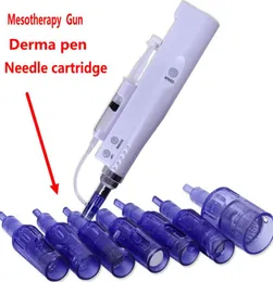 2 em 1 Cartucho de agulha para mesoterapia meso armas derma caneta microneedle Anti envelhecimento Cuidado da pele facial Uso9161836