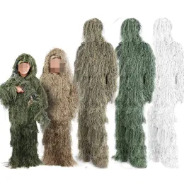 Pantofole bambini bambini che cacciano abiti 3d bionic ghillie abiti yowie cecchino camuflage abito birdwatch set camuflage