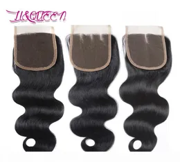 Chiusure top body cloperule brasiliane Vergen Hair Closure Natural Color Natural Body Wave Queen Lace Closure8854708