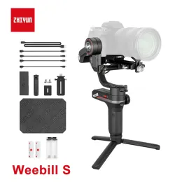 安定剤Zhiyun Weebill S 3Axis Gimbal Handheld Stabilizer ImageトランスミッションOLEDディスプレイミラーレスカメラジンバル