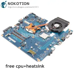 NOKOTION CONSEGNA MATHER PER SAMSUNG R540 NPR540 Laptop Motherboard HM55 DDR3 CPU gratuita + Radiatore Bremenc Sostituisci R540 con GPU ATI