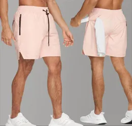 Men039s pantaloncini da allenamento spandex da uomo atletico ginnastico rosa sport secco estate compressione paragra