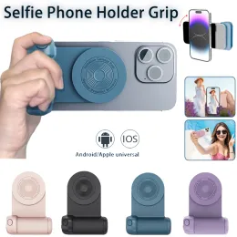 العصي الكاميرا المغناطيسية مقبض Selfie Booster حامل يدوية قبضة Bluetooth Handheld هاتف Selfie Device Magsafe Power Bank Wireless Charge