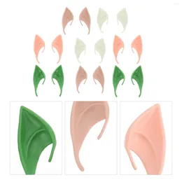 Lagringsflaskor 16 PCS Elf Ears Halloween Costumes Masquerade Fairy False Goblin Party Silica Gel Props Child