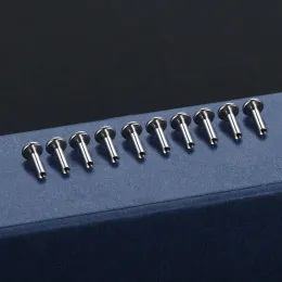 10pcs/lot ASTM F136 Titanium Labret Piercing Post solo 14G 16G Accessori di sostituzione di elica tragus tragus filettati internamente