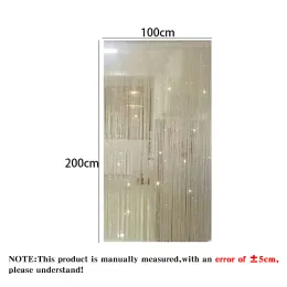 String Curtain Flash Line Shiny Tassel String Door Curtain Window Room Divider Valance Door Treatment Home Decor cortinas