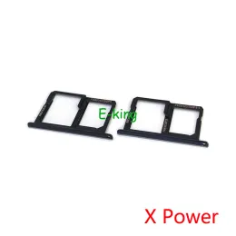 LG X Güç 2 x Cam X ekran K220 M320 K580 K500 SIM Kart Tepsisi Tutucu Kart Yuvası Adaptörü