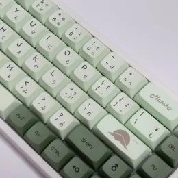 アクセサリーキーランド抹茶メカニカルキーボードPBTキーキャップ124キーXDAプロファイル