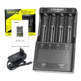 Liitokala LII-600 LII-500 LII-500S LII-260 LII-300 100 Pil Şarj Cihazı, 18650 3.7V 1.2V AA AAA LCD Akıllı Şarj Cihazı Orijinal