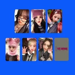 6pcs/set kpop ive albüm I Mine Lomo Kart Rei Liz Leeseo Yujin Wonyooung Gaeul Girl Tahsil edilebilir Hediye Kartpostal Fotoğraf Kartı