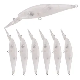 20pcs unbemalte leere Minnow Fischereiköder schweben Hartköder 103 mm 7,9 g Künstlicher Köder Wobbler Karpfen Barch Pesca Fischerei Tackle