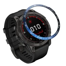 1~10PCS Metal Bezel Ring Time Frame Glass Screen Protector Cover ForGarmin Fenix 7 7X 7S 6X 5 Solar Sapphire Smart Watch