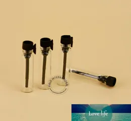 500pcslot yüksek kaliteli 1ml cam şişe mini 1cc boş örnek cam şişe parfüm şişeleri küçük 1g doldurulabilir ambalaj 8558234