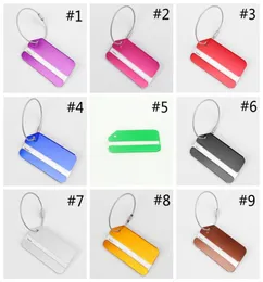 Aluminum Alloy Luggage Tags Travel Luggage Name ID Address Tags Luggages Consignment ID Card Travel Business Trip Accessories HHA61138726
