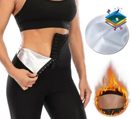 Yoga outfit kvinnor midjetränare svett bastu byxor kropp shapers bantning tränare korsett fitness träning leggings underkläder3026216