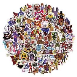 子供のおもちゃのステッカー100PCS FREDDY STICKER FNAFの5泊ラップトップ自転車ノートブックバックパック防水ギフトDH5pyへのドロップ配達