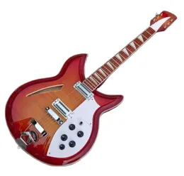 Ручная сделанная 12 String Rick Model 381 Electric Guitar Semi Dowly Body Ric Guitars8250162