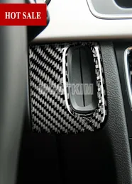 Carbon Fiber Center Console Key Hole Frame Trim Cover For Audi A4 S4 200820154875482