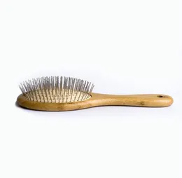 헤어 브러시 목재 스틸 바늘 붓 핀 핀 브러시 두피 마사지 개선 건강 목재 패들 detangling comb 2211043810795