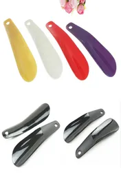 16cm Shoe Horns Professional Black Plastic Shoe Horn Spoon Shape Shoehorn Shoe Lifter Flexible Sturdy Slip 5Colors FT888409341