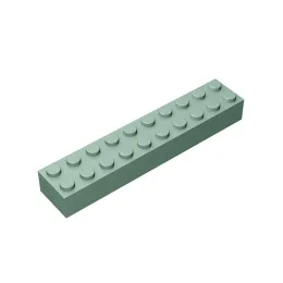 GOBRICKS 10PCS Ziegelteile 2 x 10 kompatibel mit 3006 92538 Stücke von Kinderspielzeugen Montage Bausteine technisch