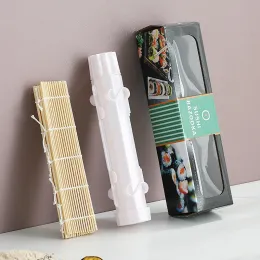 DIY Sushi Bazooka Maker Set Silindir Japon Suşi Roller Pirinç Me Me Beeb Sebze Kalıp Yapımı Makine Mutfak Gadgets Araçları