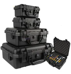 Verktygsväska Box ABS Plast Safety Equipment Instrument Case Portable Dry Box Impact Resistant WPrecut Multisize 2212027937720