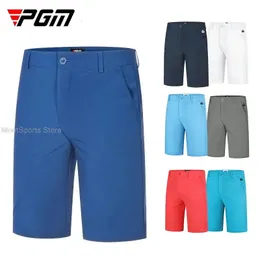 PGM Golf Şortları Erkek Yaz İnce Fit Beyzbol Swearpants Erkek Elastik Spor Giyim Hızlı Kuru Katı Pantolon 7 Renk 240401