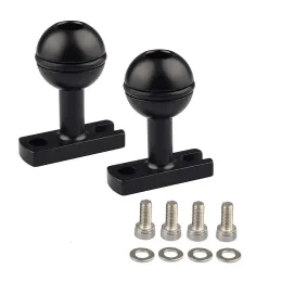 Kameras 1 "Ball Kopfbasisadapter für Unterwassergehäuse Kamera -Tablett Griff Armsystem Tauchfotografiezubehör (2 Packung)