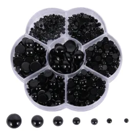 150pcs 6-12mm / 500pcs 3-12mm Siyah Plastik El Sanatları Güvenlik Gözler Yuvarlak Siyah Düz Gözler Oyuncak Ayı Yumuşak Oyuncak Hayvan Bebeği 2023