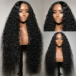 30 36 polegadas 13x6 HD Lace transparente peruca frontal brasileira 13x4 Loose Wave Deep Human Human Lace Front Wigs pré -arrancados para mulheres