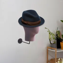 Hooks Mannequin Head Model robust hållbara mångsidiga hattar Glasögon peruk Display Stand för nybörjare hemsalong och reser flera peruker