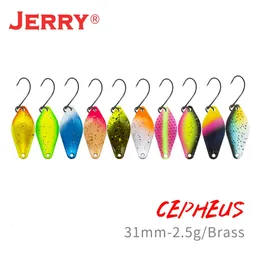 Jerry Cepheus 25g Trout Micro Fishing Lures Freshwater Spinner Baubles Single Hook Baits Perch Bass Tackle 240327