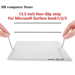 Pedler sh yeni 2pcs silikon kauçuk nonslip tampon ayak şeritleri Microsoft Surface Book dizüstü bilgisayar 1, 2 veya 3 13.5 için değiştirme "