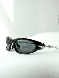 Han Sunglasses Personality Gm24yyy Sweet и Cool Spicy Girl Star Elliptic Male Future Style Trend Cover Trend