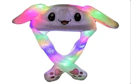 ビーニー温かい帽子ファッションの動く耳ぬい甘いかわいい耳の動きマグネットキャップギフトLED Movable Light7862363