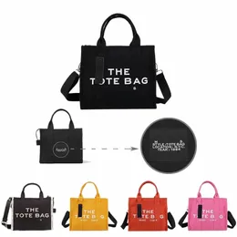 designerka torba na torbę dla kobiet designerka torba na płótnie 27 cm na zewnątrz portfela plażowa na ramię Crossbody Fi Wysoka jakość torebka ramię C5AK#