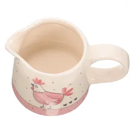 Mugs Coffee Easter Tableware Small Ceramic Pitcher Creamer Liquid Jar Maple Syrup Dispenser Reusable Creamers