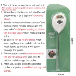 Misurazione del suolo Messa di umidità pianta tester del terreno monitorare il rilevatore di umidità igrometro analizzatore di acqua fiore strumento strumento giardino utensile