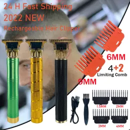 Trimmers Trimmer för män Hår Clipper T9 6 9 mm Kam Haircut Machine Professional Clippers för män 0 mm Hårklippmaskin Vintage T9