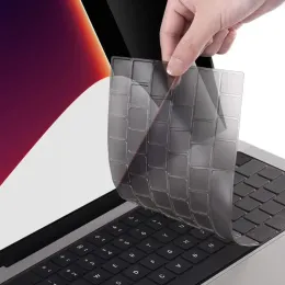 Funda de teclado ultradelgada para macbook air 13 pro 14 15 16, cubierta protectora de teclado de tpu
