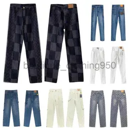Designer New Men's Jeans European American Street Fashion Brand Men High Quality Jeans Slim Denim Designer Jeans Pants D0111
