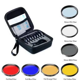 Apexel هواتف Apexel Camera Lens Filter Kits-52mm مرشح ألوان متدرج لـ Nikon/Pentax DSLR كاميرا iPhone جميع الهواتف الذكية