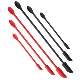 Silikon Make -up Spatulas Flexible Buttermesser verlängern Mini Weiche Jar Cake Creme Marmelade Küchentüle Backwerkzeuge Messer Utensil