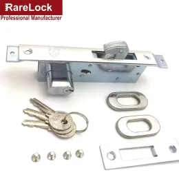 Serratura porta scorrevole con 3 chiavi per la camera da letto accessorio fai -da -te hardware a casa rarelock a