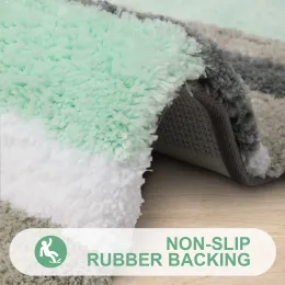 olanly anti-slip bath mat 빠른 흡수 드라이 거실 봉제 카펫 침실 발 패드 바닥 보호자 부드러운 욕실 샤워 깔개