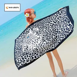 Towel SOARIN Polyester Serviette De Plage Toalla Playa Grande Travel Badetuch Toallas Para Adultos Manta