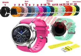 22mm Sport Silicon Watch Band für Samsung Gear S3 FrontierClassic -Gurt für Huami Amazfit Pacestratos 21 Armbänder6589793