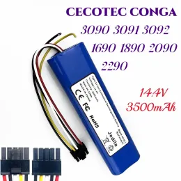 CECOTEC CONGA 3090 3091 3092 1690 1890 2090 ROBOT ASPUIUM CLEATOR ACESSÓRIOS DE SUPORTAÇÃO DE PACK DE PACK 14,4 Volts 3500 mAh